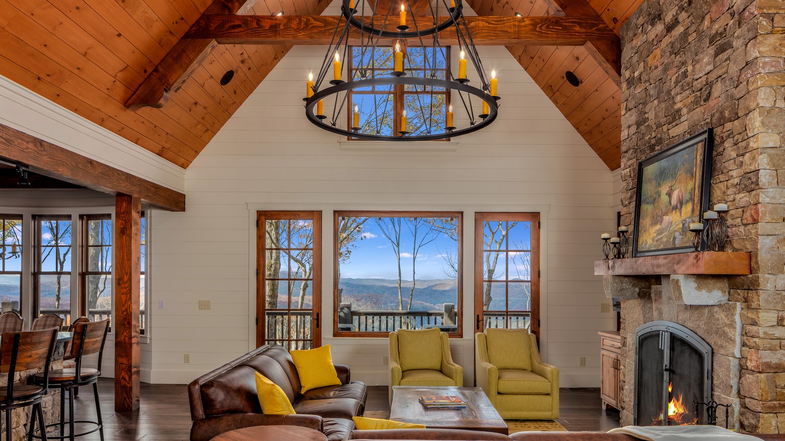 Custom living room interior